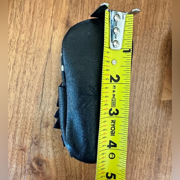 Freshly Picked Fringe Leather Moccasins Black Gold Polka Dots. - Picture 8 of 8